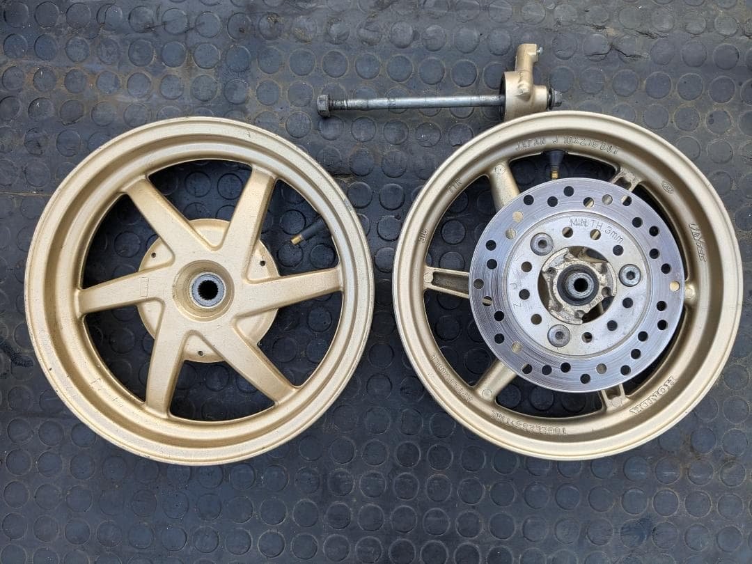 AF35 Dio ZX 前後ホイール アクスルシャフト