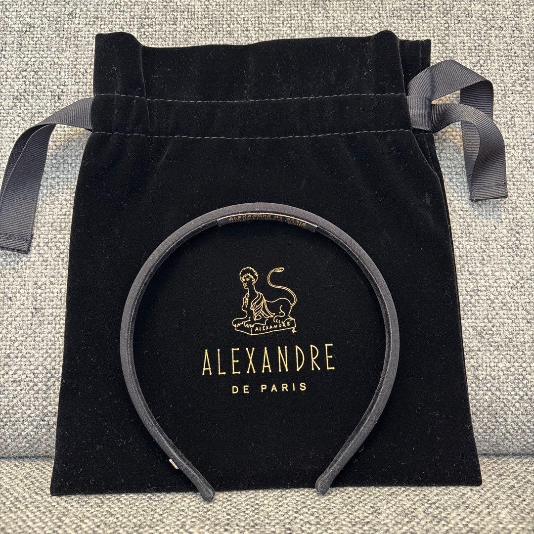 ALEXANDRE DE PARIS 0.6 ブラックカチューシャ