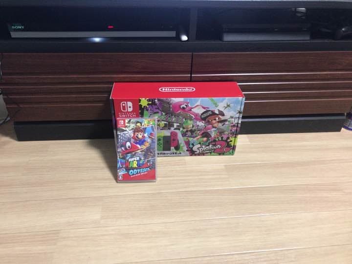 任天堂スイッチスプラトゥーンセット+オデッセイソフト