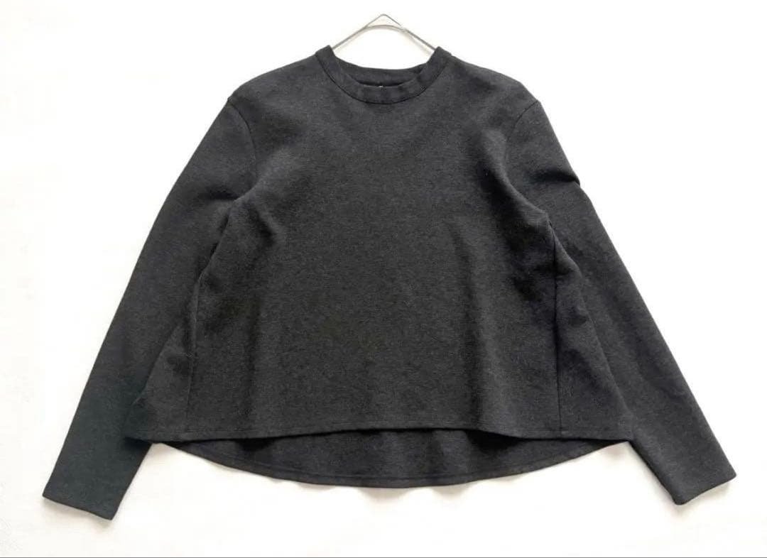 【セオリー 】Aライン プルオーバー ダンボール ニット 洗える S❗️