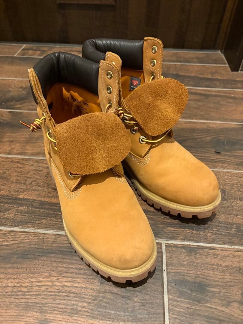 【値下げ中】Timberland 25.5 プレミアム イエローブーツ