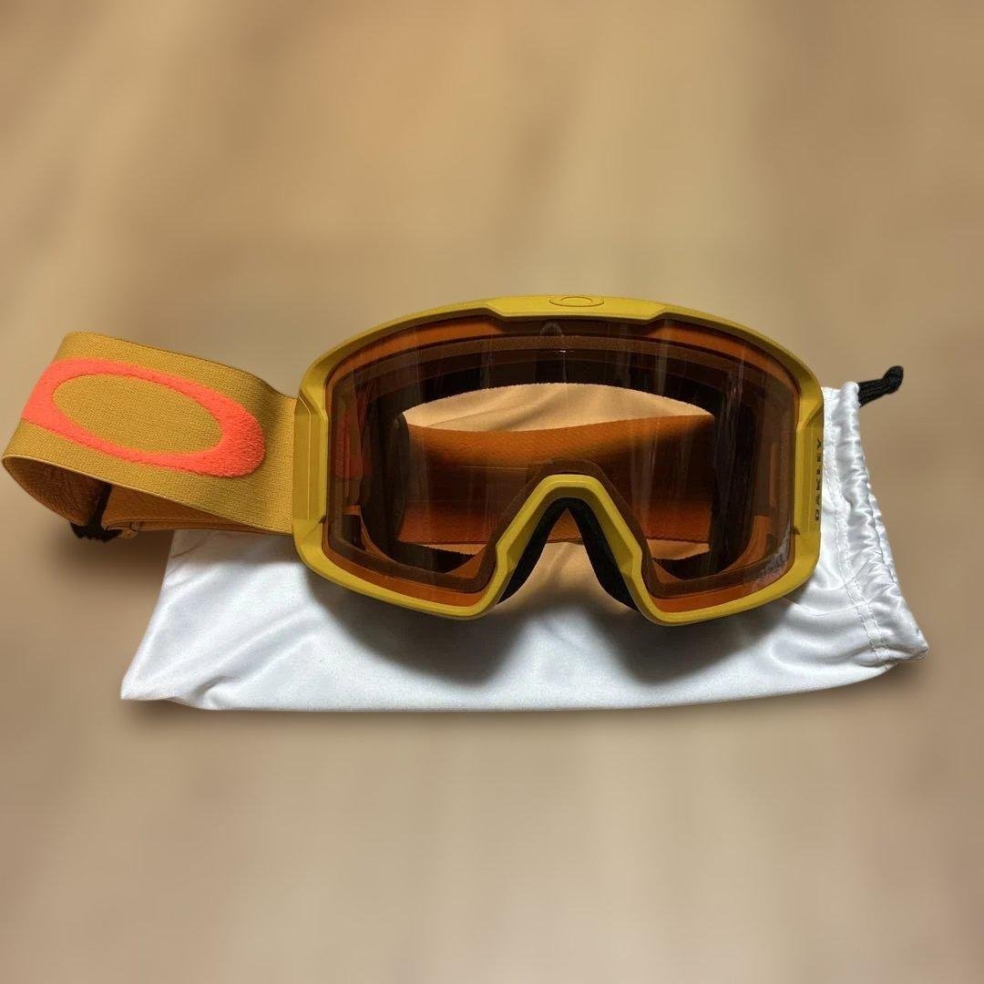 Oakley ゴーグル LINE MINER オレンジ/イエロー美品