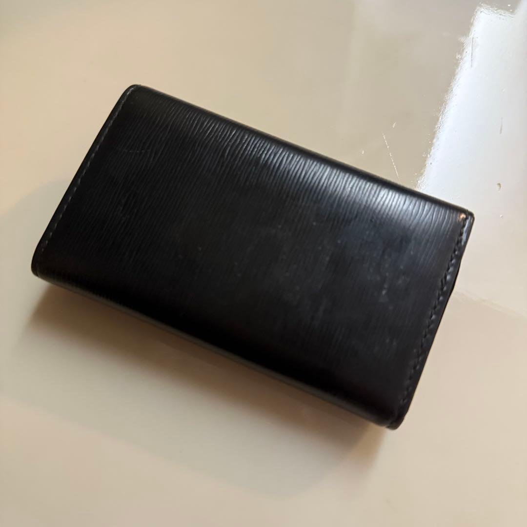 PRADA 黒 レザー キーケース