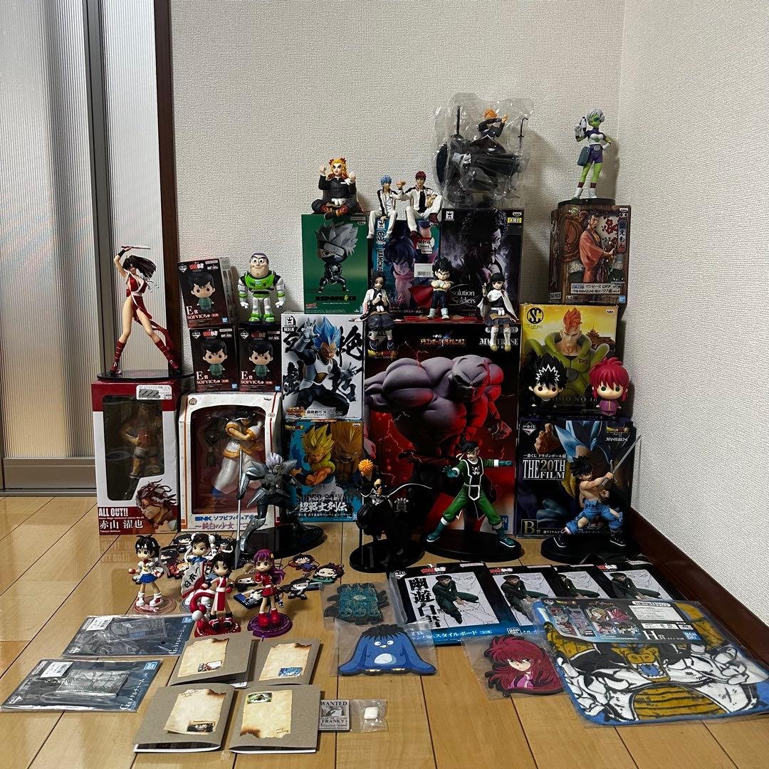 中古フィギュアセット（アソート、ドラゴンボール、ワンピース等）