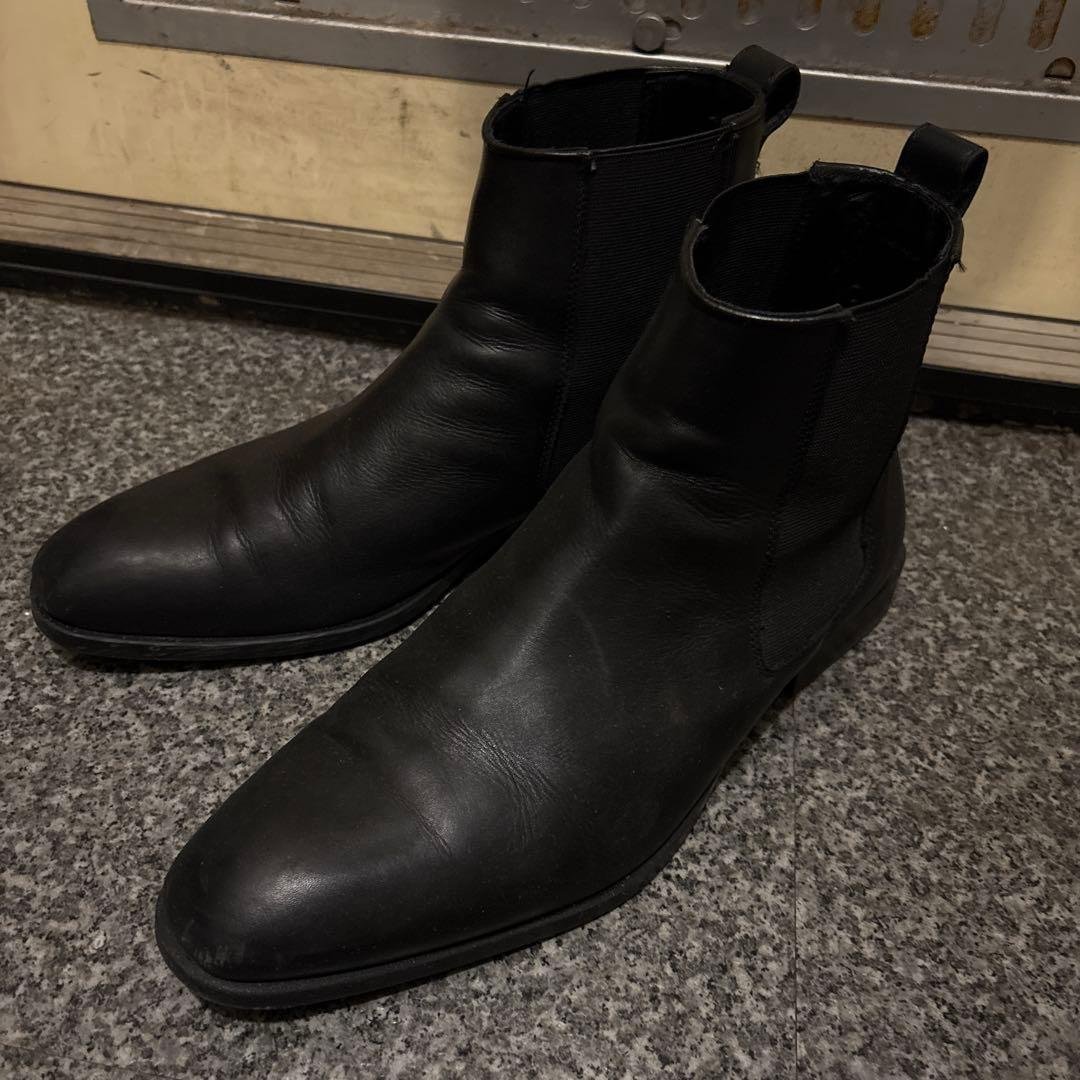 サイドゴアブーツ ZARA サイズ43 レザー