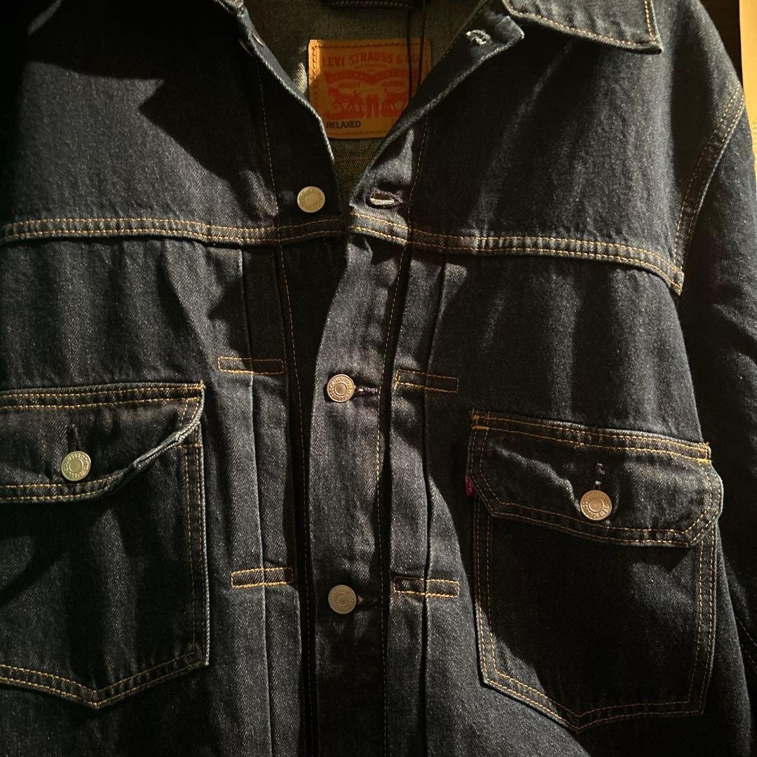 &*様 Levi'sリーバイスデニムジャケット2nd RELAXED濃紺