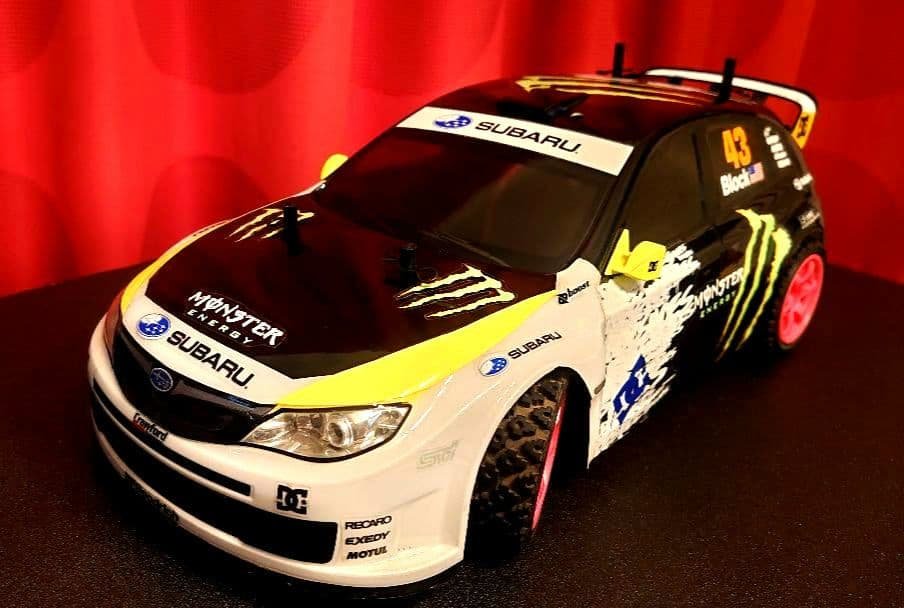 ケン・ブロック インプレッサ レア TAMIYA df03 シャシー付き