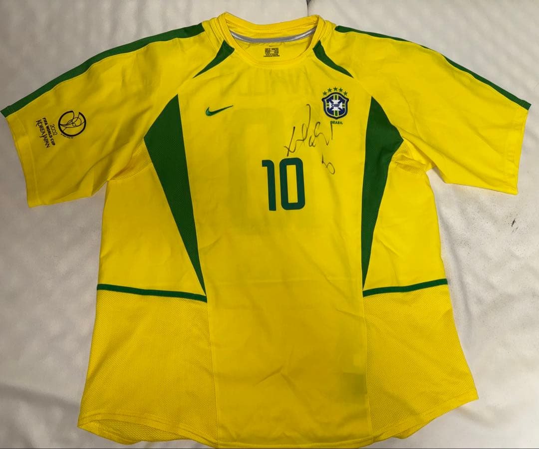 2002 FIFAワールドカップ ブラジル代表 リバウド ホームユニフォーム