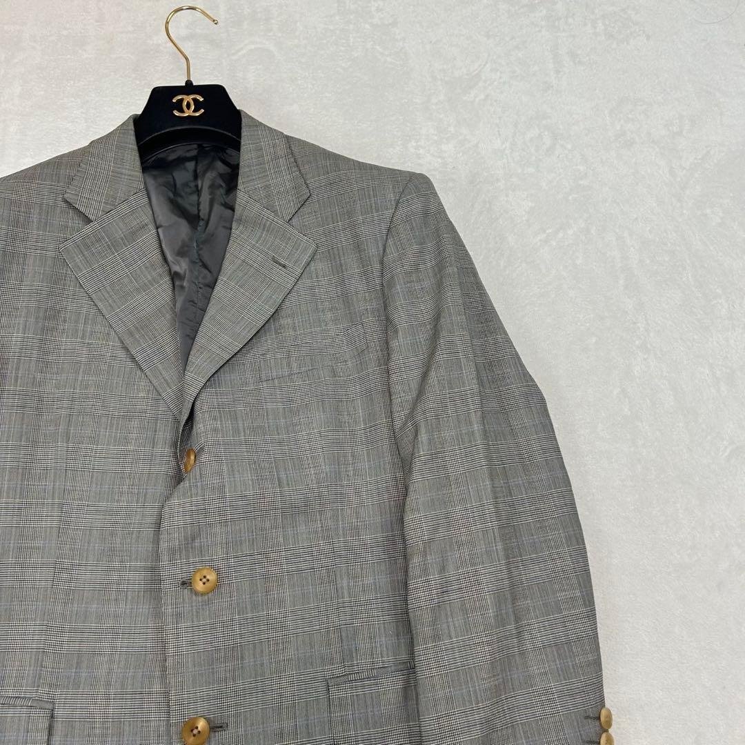 J363 M バーバリーロンドン スーツ上下 グレー メンズ