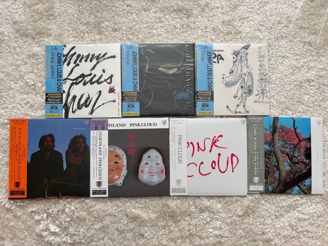 Johnny, Louis & Char + PINK CLOUD 紙ジャケット