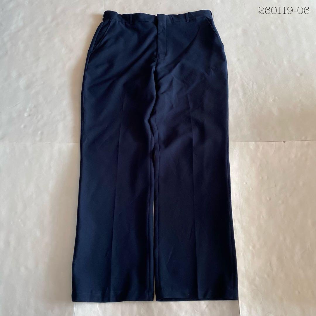 90s USA製 ワイドスラックス ネイビー