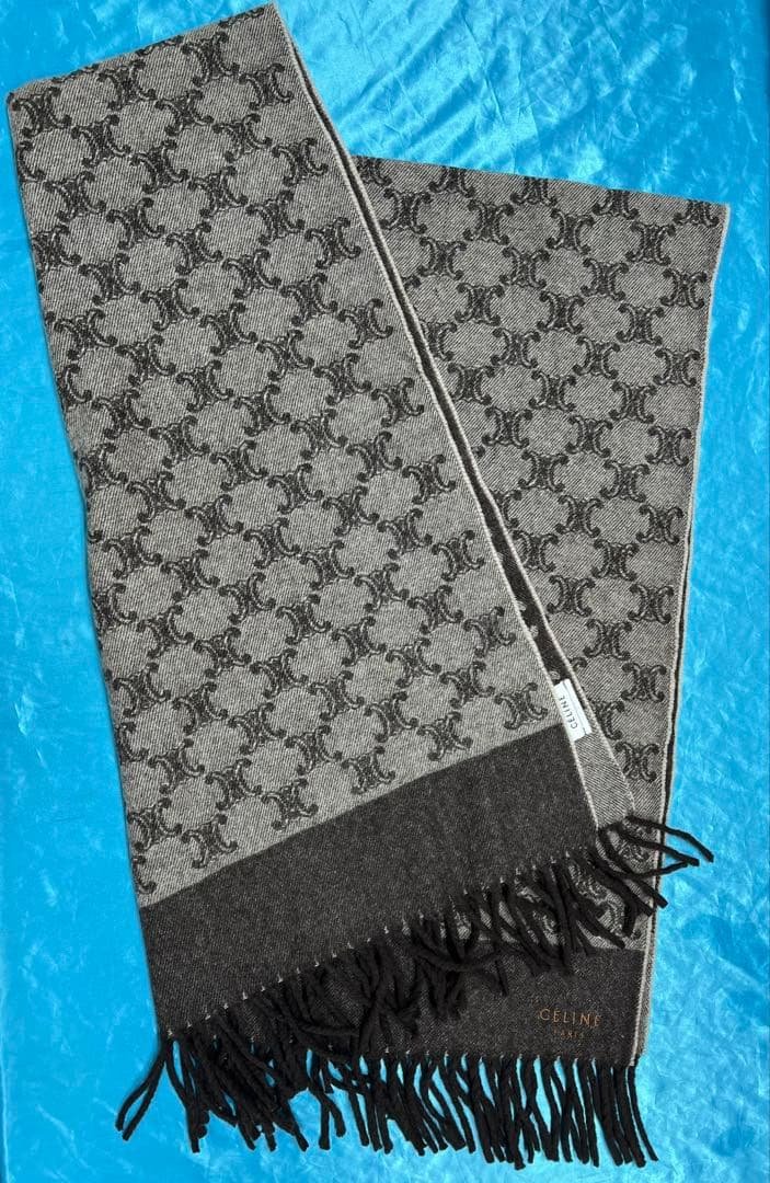 H*u様 ヴィンテージ　セリーヌ　マカダム柄ブランケットマフラー