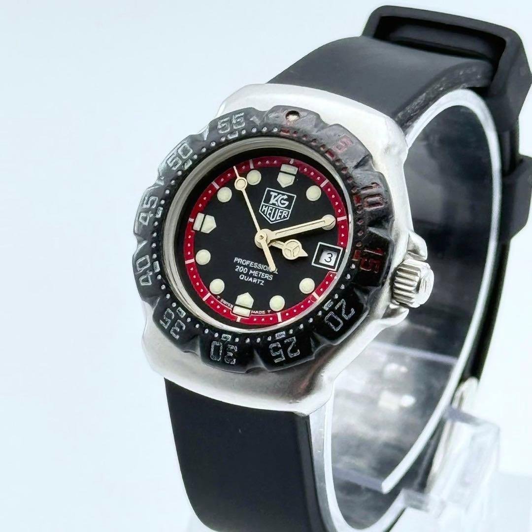 新品電池　タグホイヤー フォーミュラ1 ブラック　374.508 腕時計　デイト