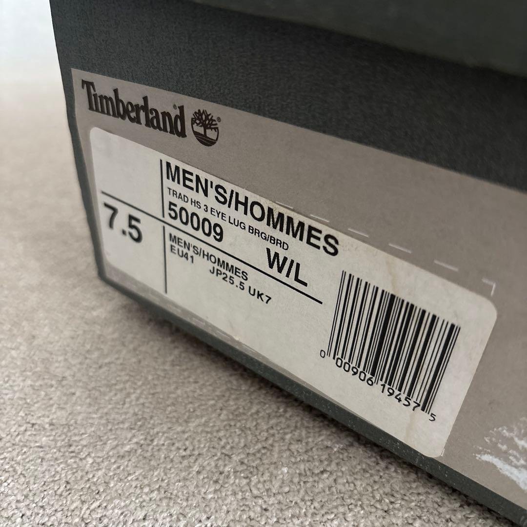 Timberland ティンバーランド 3eye Classic バーガンディ