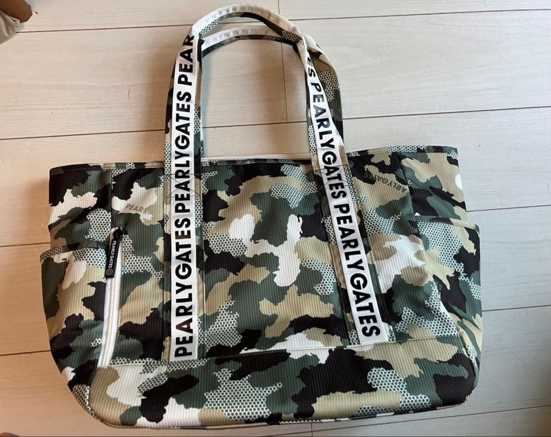 PEARLY GATES パーリーゲイツ 迷彩カモフラージュ柄 ロッカーバッグ