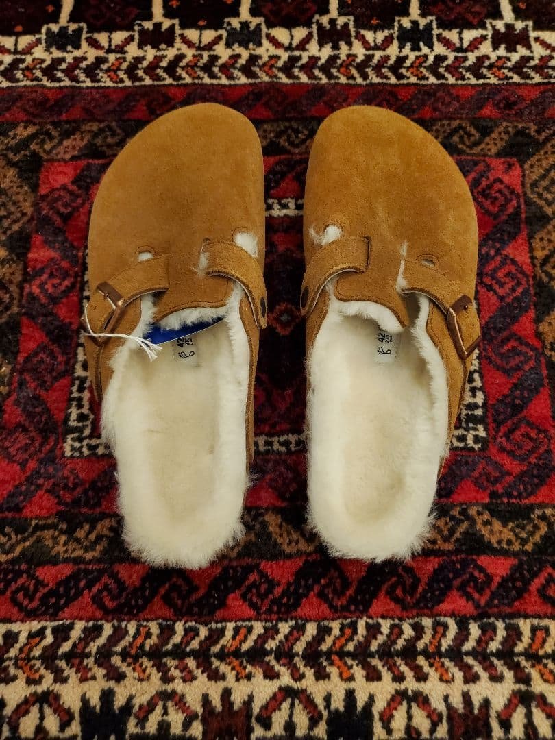 アツシ BIRKENSTOCK BOSTON shearling ミンク