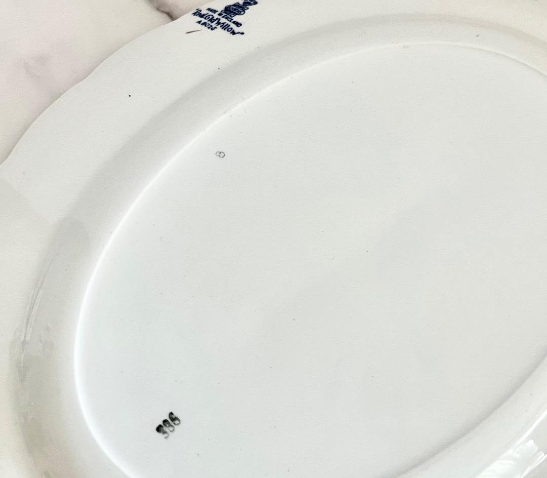 ブースBooths A8025 リアルオールドウィローオーバル36cmプラッター