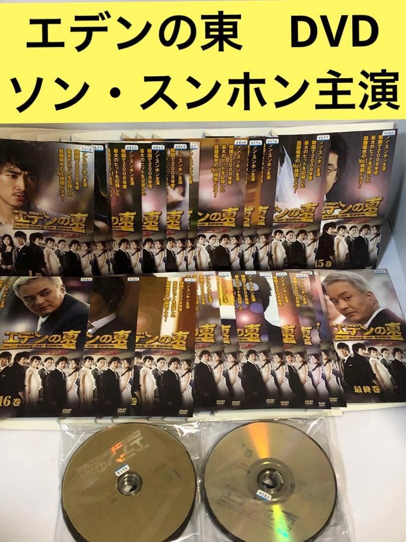 エデンの東　DVD 全巻　一部欠品　【2.4.5.20巻欠品】ソン・スンホン