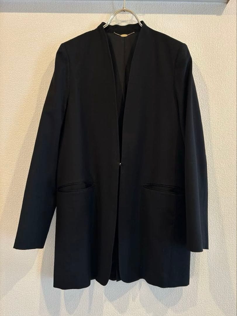 【超美品】アパルトモン DRAGO No Collar Jacket 黒