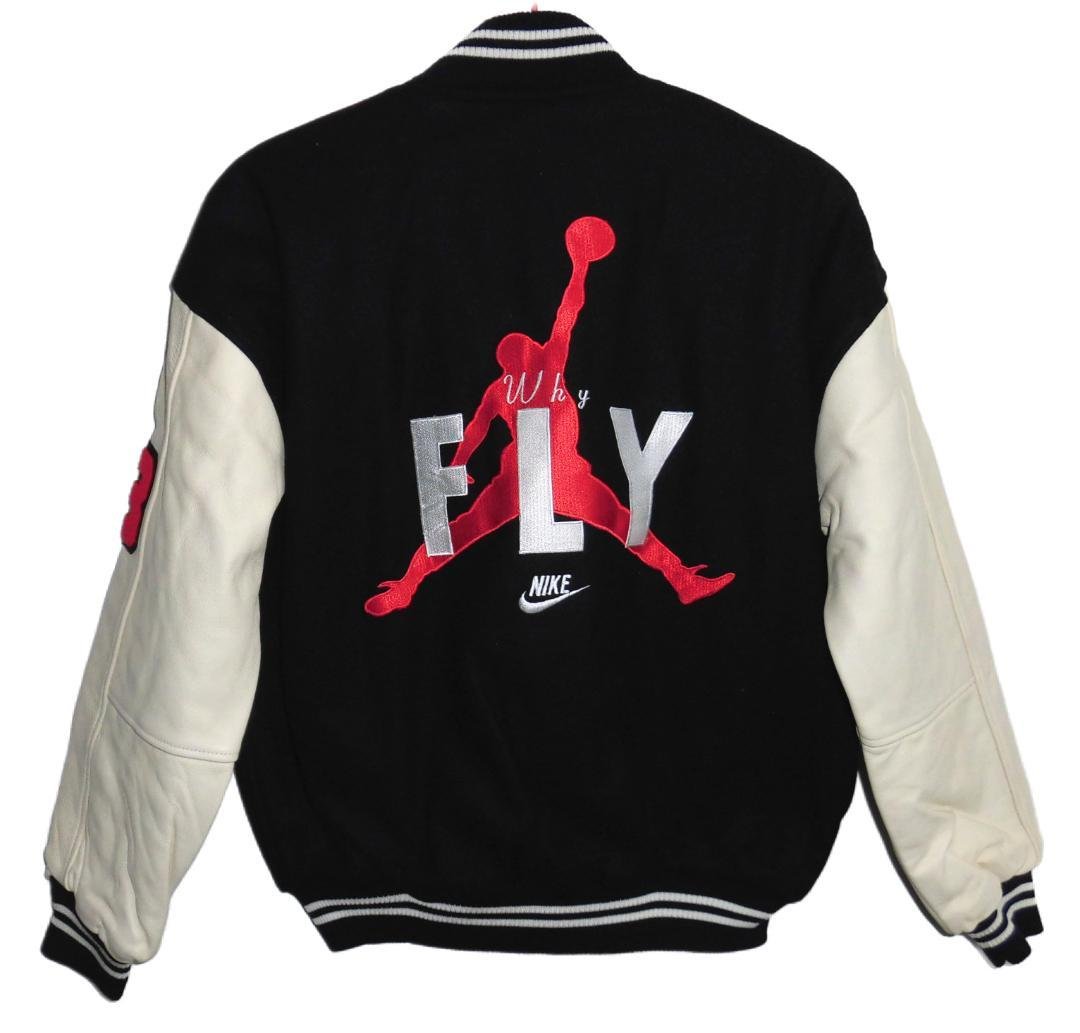 デッドストック 90s ビンテージ ナイキ ジョーダン 袖革 レザー スタジャン