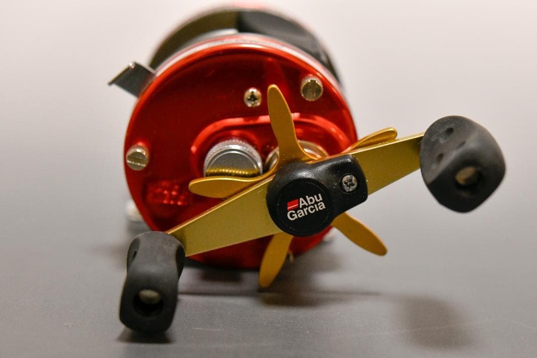 1点限り『未使用』【アブ アンバサダー 5000】レッド ゴールドパーツ