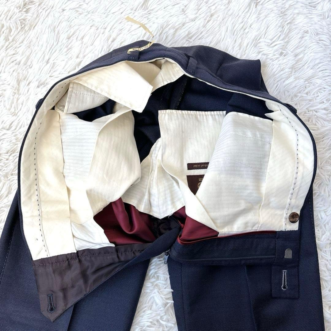 【極美品】ポールスミスコレクション　スリーピース　玉虫色　ネイビー　シルク混