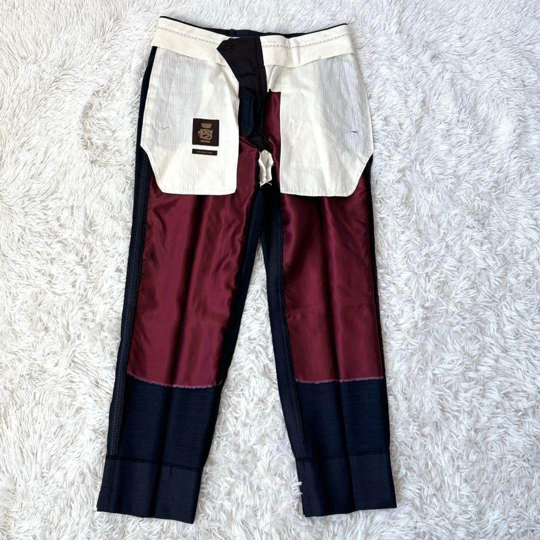 【極美品】ポールスミスコレクション　スリーピース　玉虫色　ネイビー　シルク混