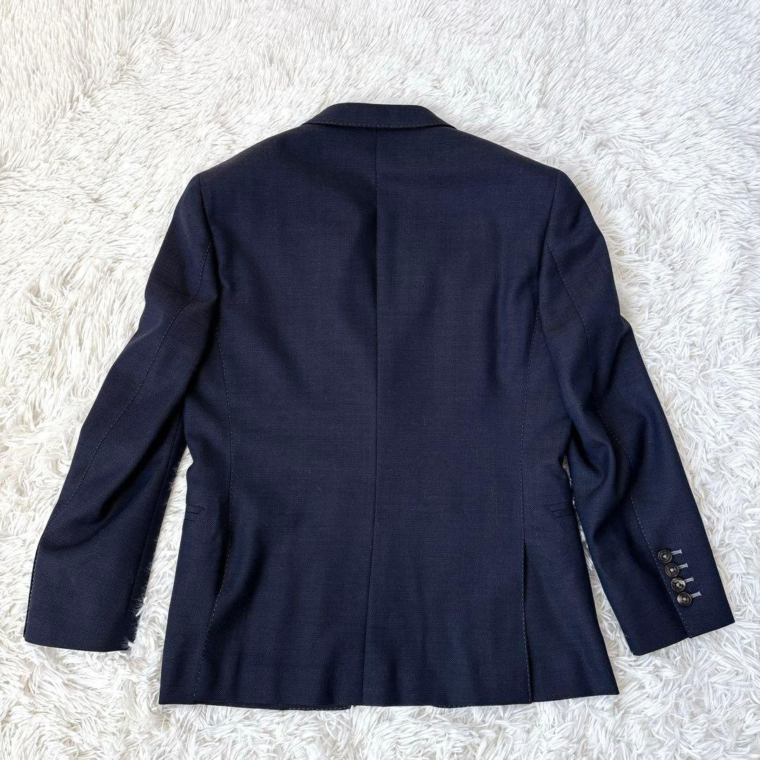 【極美品】ポールスミスコレクション　スリーピース　玉虫色　ネイビー　シルク混