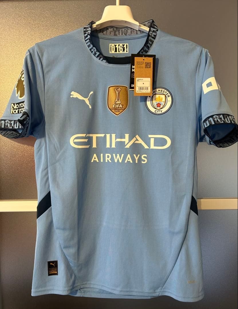 【新品、未使用】マンチェスター・シティ 2024/25 ホームユニフォーム
