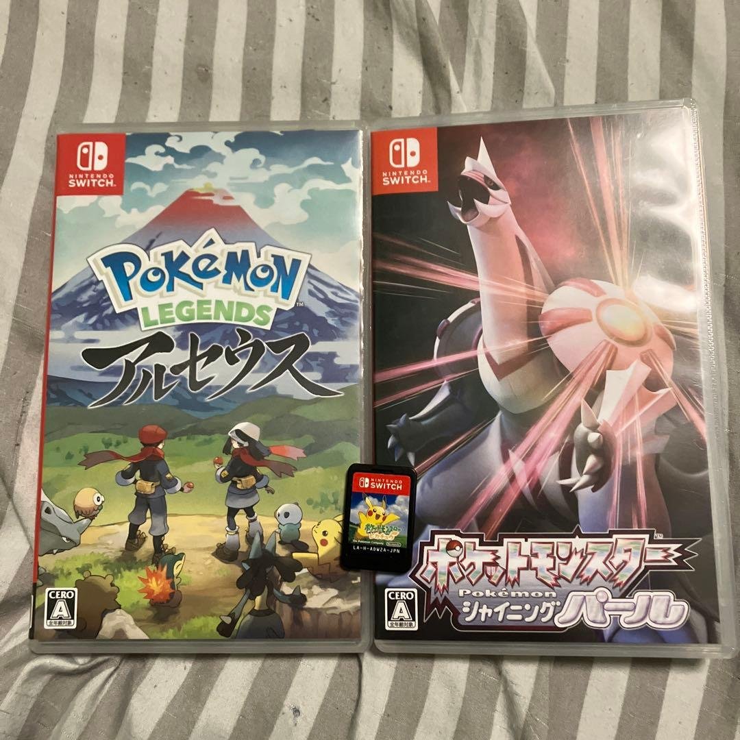 ポケモン レジェンズ アルセウス & シャイニングパール &レッツゴーピカチュウ