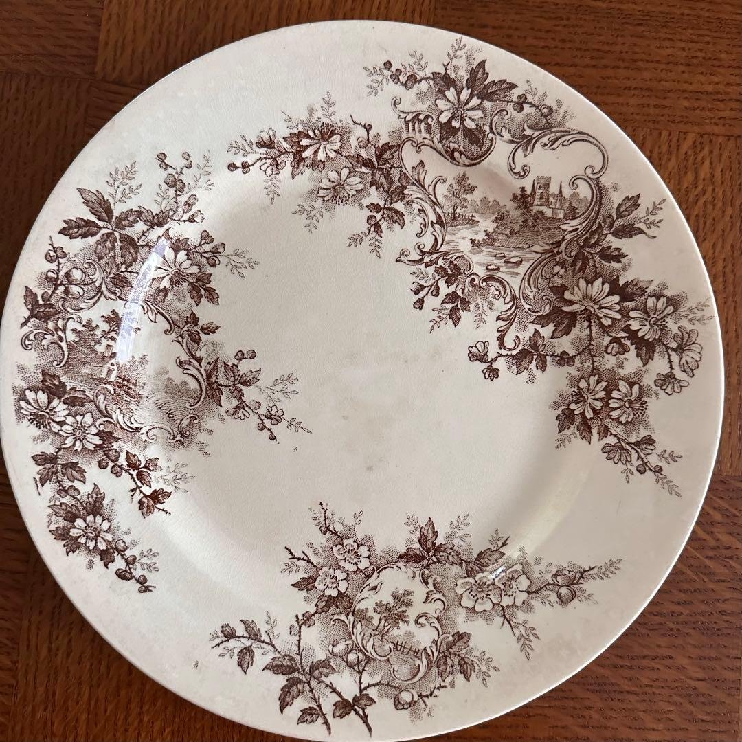 平皿 ジョワジールロワ　POMPADOUR フランスアンティーク