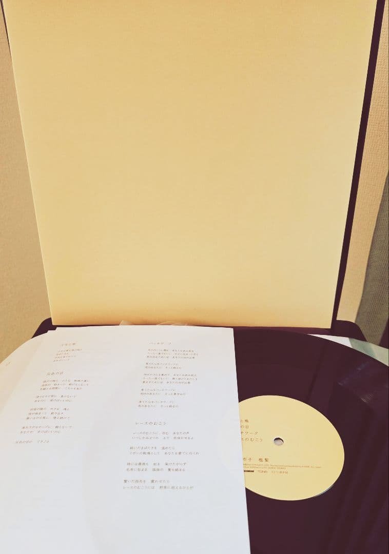 美品!オマケ付き!青葉市子　檻髪　インサート付き!アナログ!