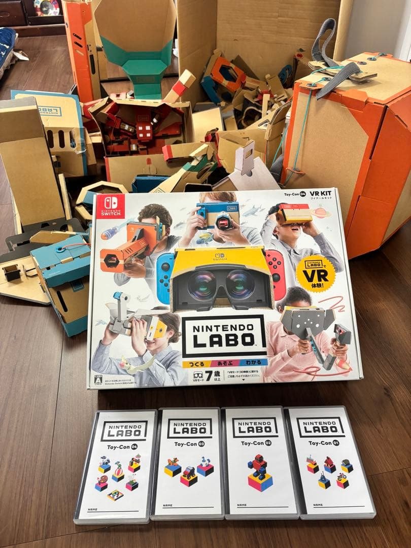 Nintendo Labo VR Kit4本全キットNintendoSwitch