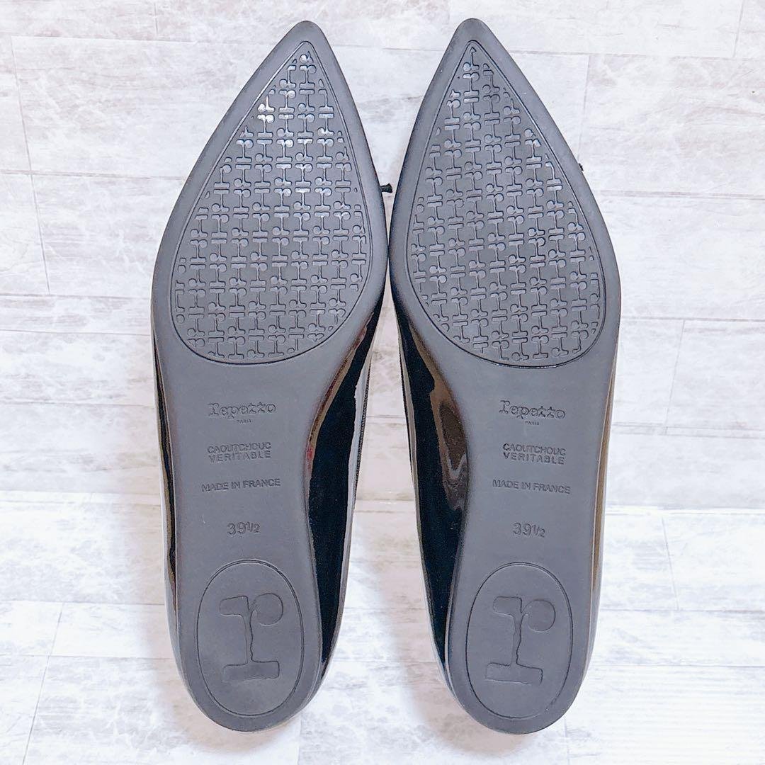 美品✨レペット JUNON バレエシューズ ラバーソール 裏張不要 25cm 黒