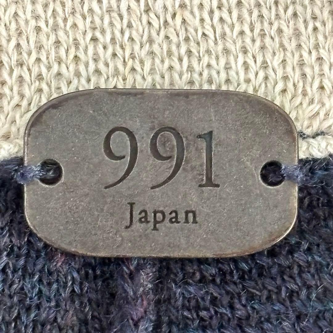 【未使用品 タグ付き】 991 ニットテーラードジャケット 48 ネイビー 2B