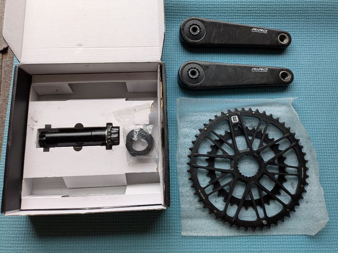 RIRO カーボンクランク 165mm DUB28.99mm 50/34 軽量