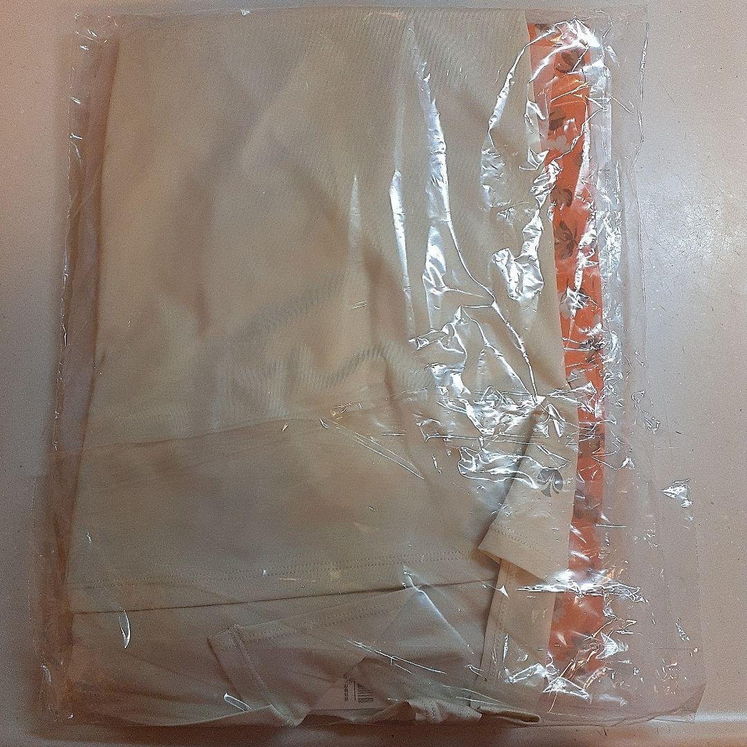 オレンジフラワープリントブラトップとタンクトップセット