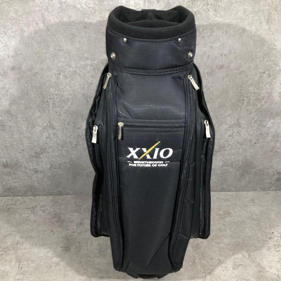未使用 XXIO ゼクシオ キャディバッグ ゴルフ バッグ 黒 ブラック