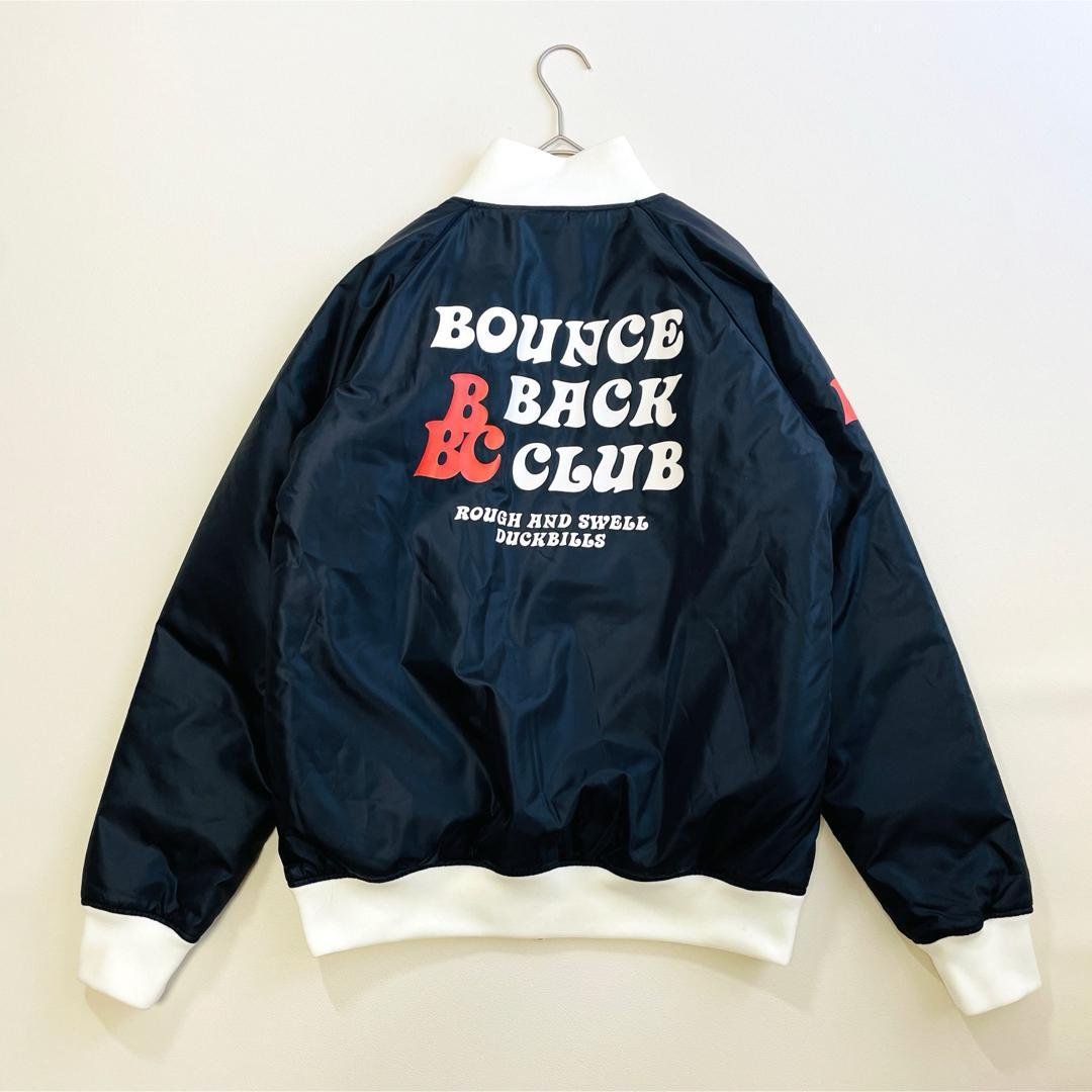 6638 ラフアンドスウェル　ジップアップジャケット　蓄熱　ロゴプリント