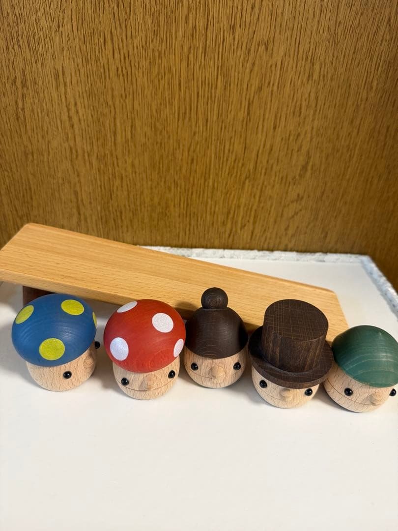 こまむぐ　どんぐりころころ　ぱぱ　まま　きのこ　こども　坂　セット　中古