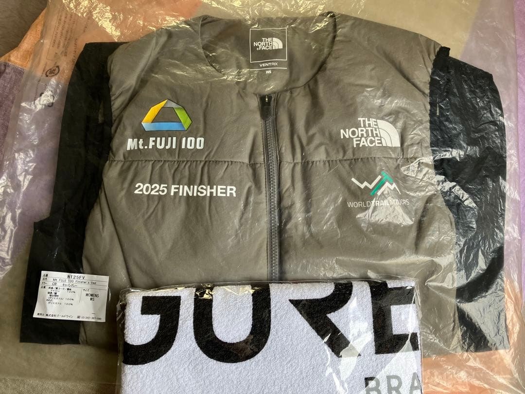 Mt.FUJI100 2025 フィニッシャーベスト(参加賞Tシャツ付き)
