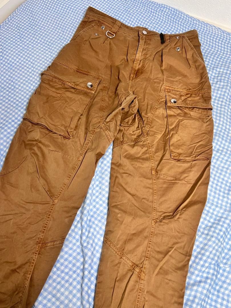 DIESEL ブラウンカーゴパンツ Dリング付き