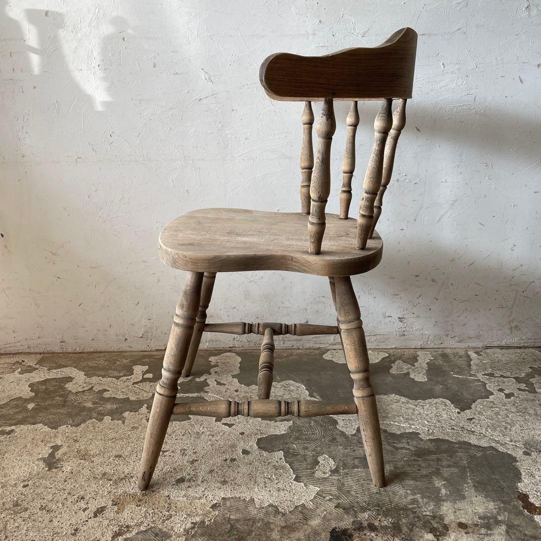 ビンテージ　ダイニングアームチェア　カフェチェア　剥離加工　no3