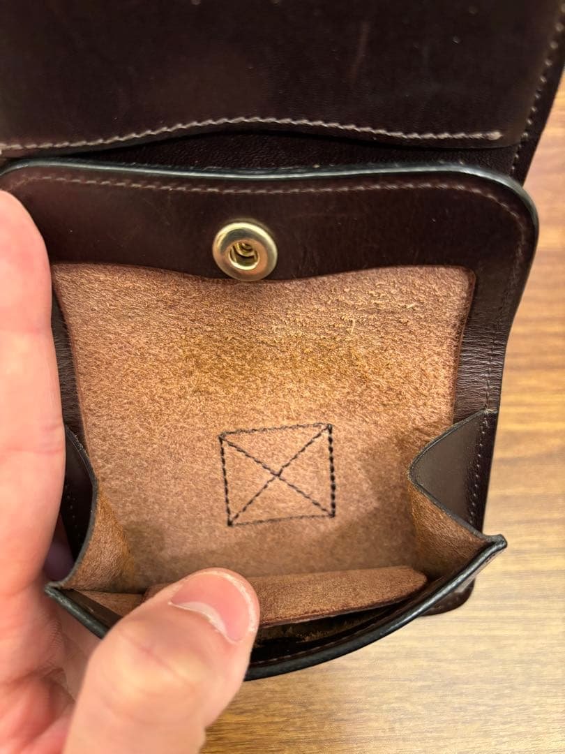 【希少白鳥ロゴ】ワイルドスワンズ スパンカー1 サドル　チョコ