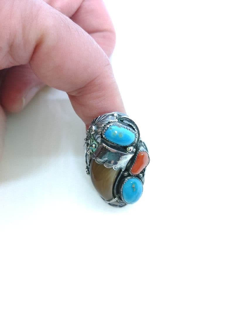 インディアンジュエリー　20号　ナバホ　シルバー