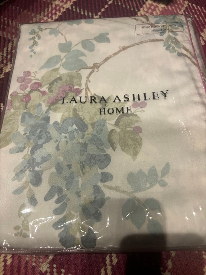 【新品超貴重】ローラアシュレイ ウィステリア寝具4点セット