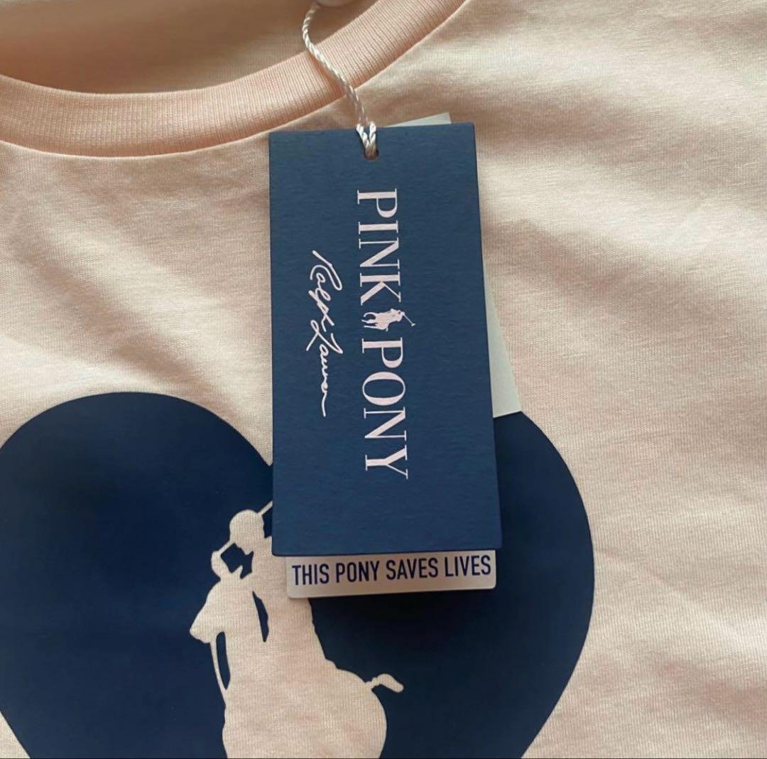 PINK PONY LOVE Tシャツ Mサイズ ピンク　ラルフローレン　ポロ