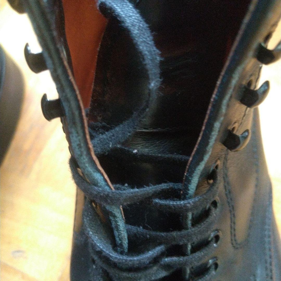 WEELROBEキャップトゥレ―スアップブ―ツ(BLACK)サイズ:約24.5㎝