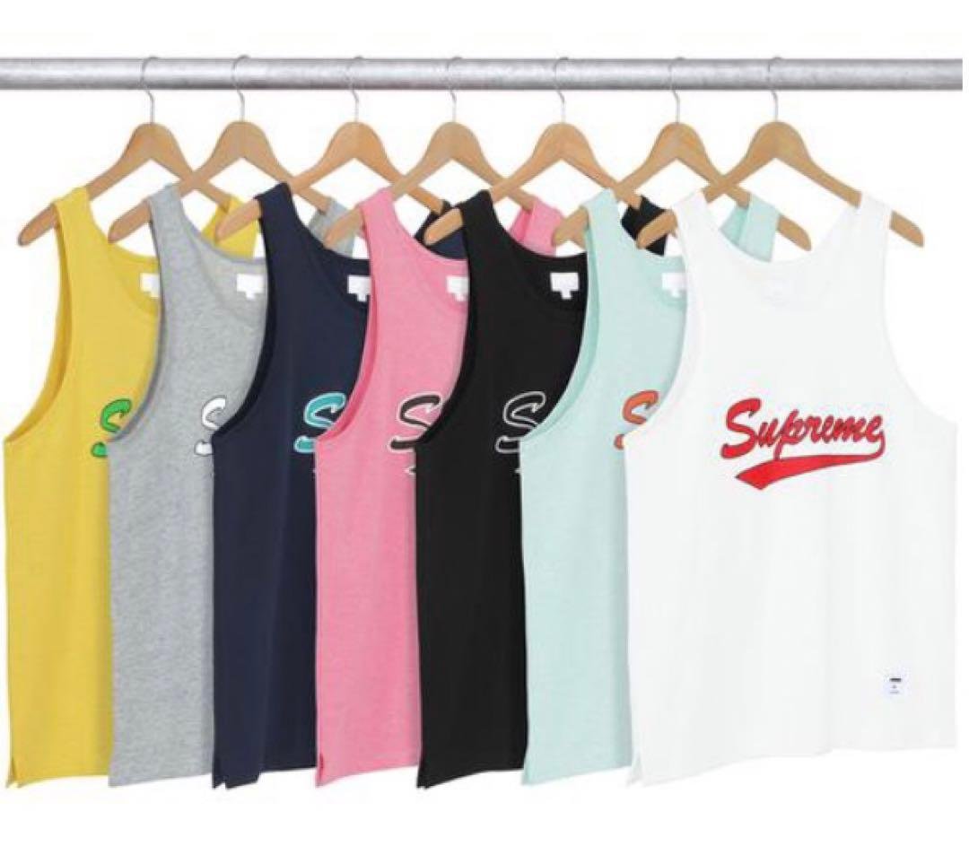 トップス Supreme Script Tank Top