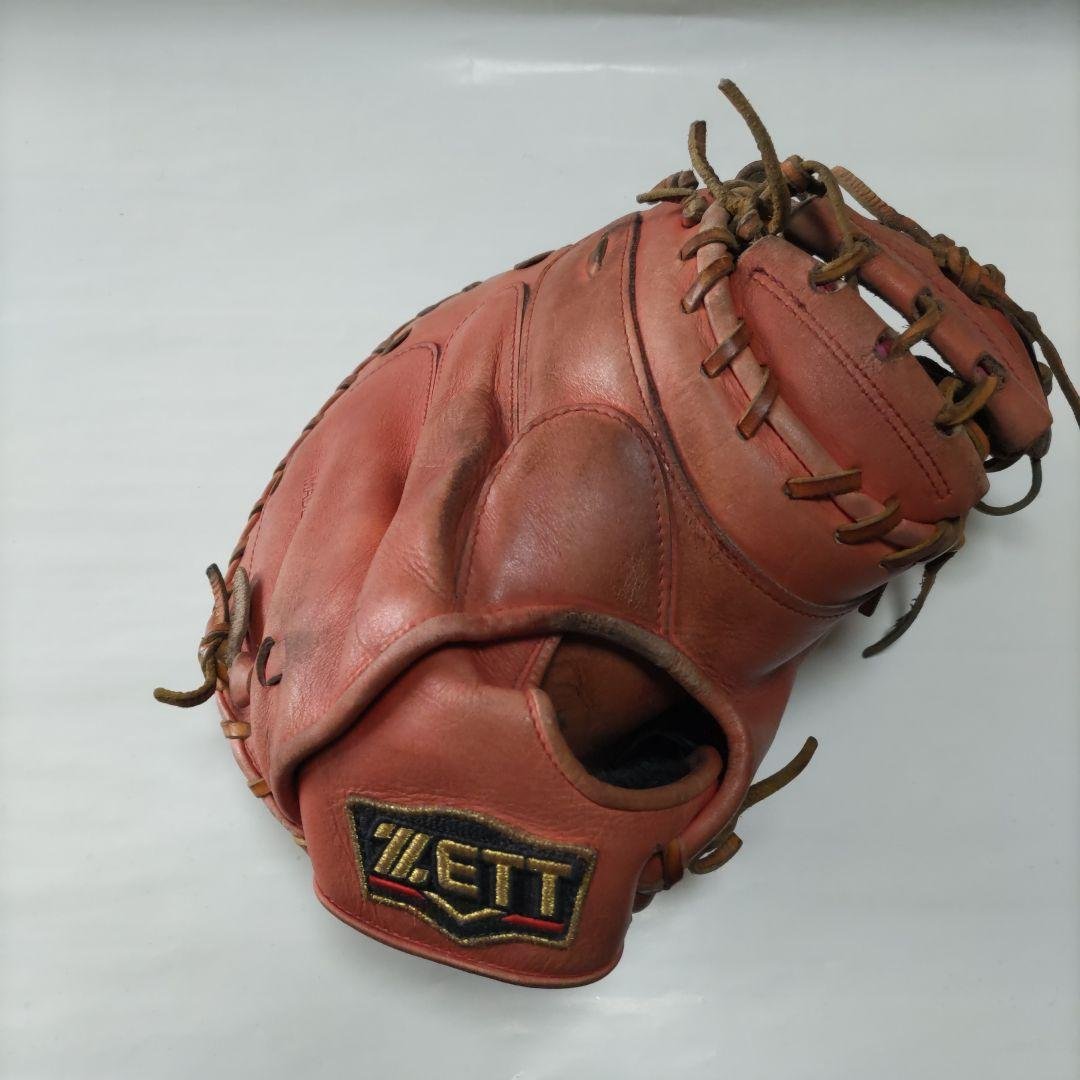 ZETT 硬式ミッド 茶色　傷や汚れあり